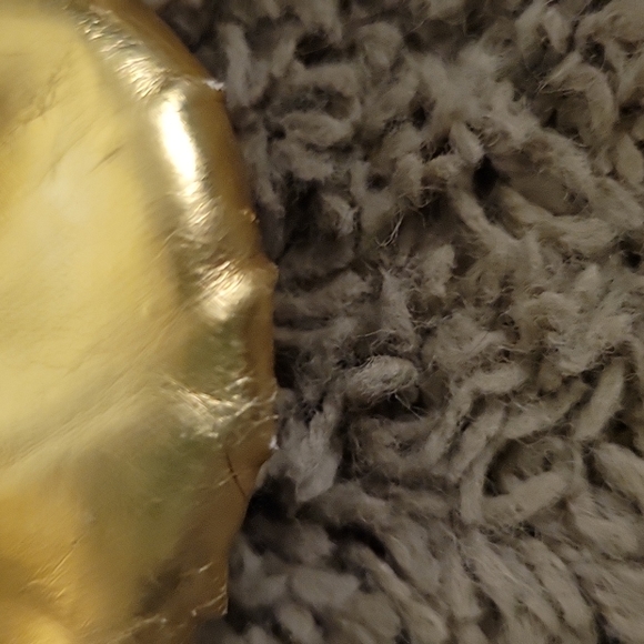 Gold ballet slippers. Metallic. - Picture 3 of 3